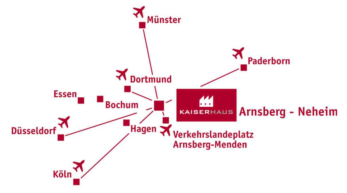 Flughäfen in der Nähe.